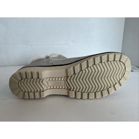 JBU Jambu Women's Blue Creek Water-Resistant Lace-up Booties Stone White Size 10 - Picture 10 of 12